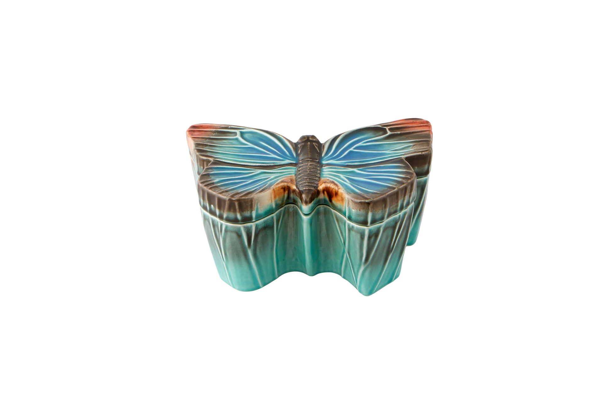 Bordallo Pinheiro Cloudy Butterflies By Cláudia Schiffer – Large Box 25 cm/ 9"