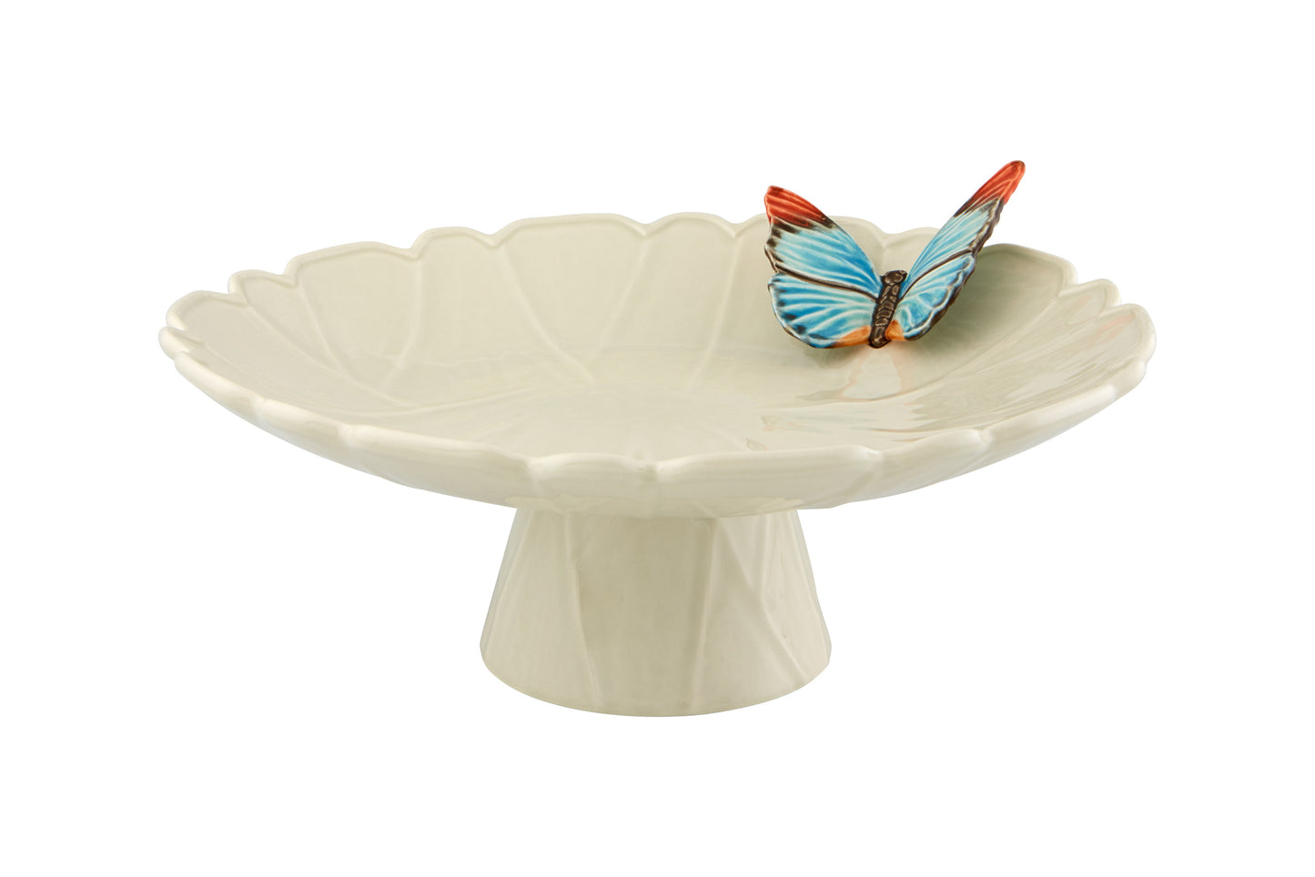 Bordallo Pinheiro Cloudy Butterflies By Cláudia Schiffer – Cake Stand 39 cm/ 15"