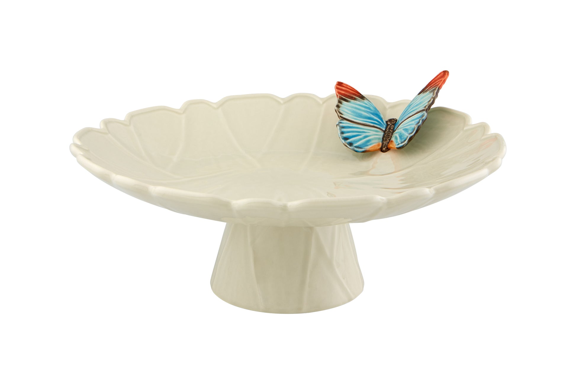 Bordallo Pinheiro Cloudy Butterflies By Cláudia Schiffer – Cake Stand 39 cm/ 15"
