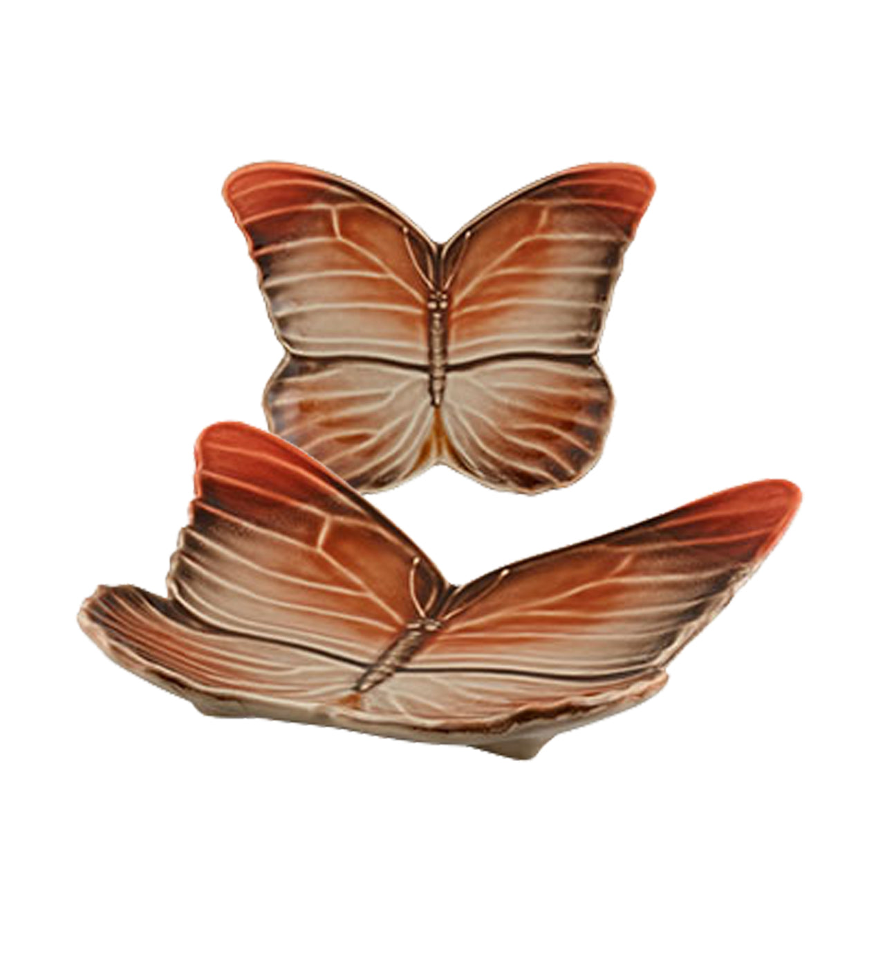 Bordallo Pinheiro Cloudy Butterflies By Cláudia Schiffer – Bread & Butter Plate 14.5 cm x 18 cm / 5" x 7", set of 4