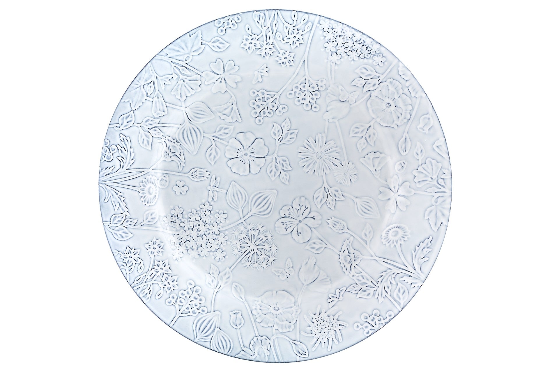 Bordallo Pinheiro Flora Antique White – Charger Plate 34.5 cm / 13", set of 2