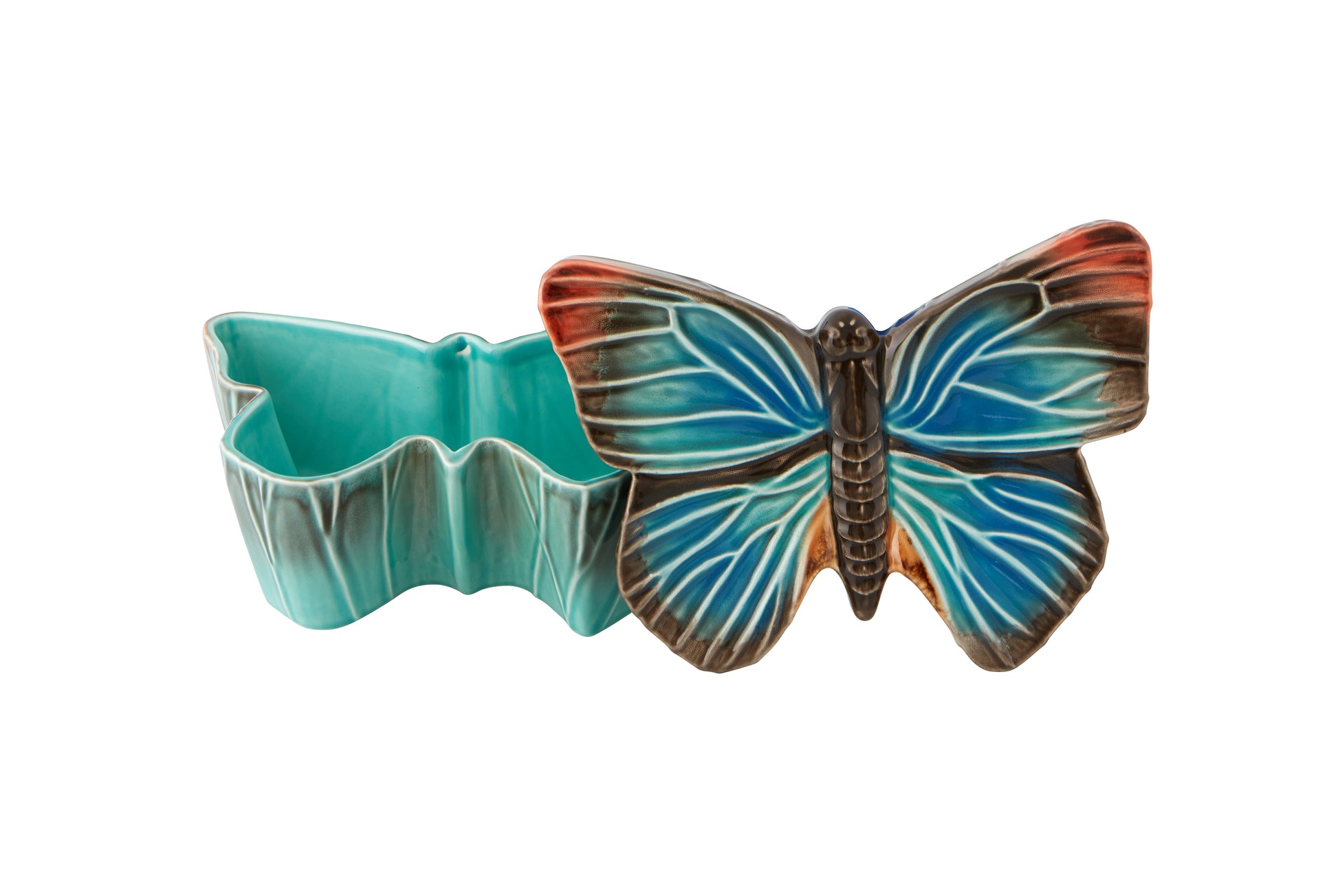 Bordallo Pinheiro Cloudy Butterflies By Cláudia Schiffer – Large Box 25 cm/ 9"