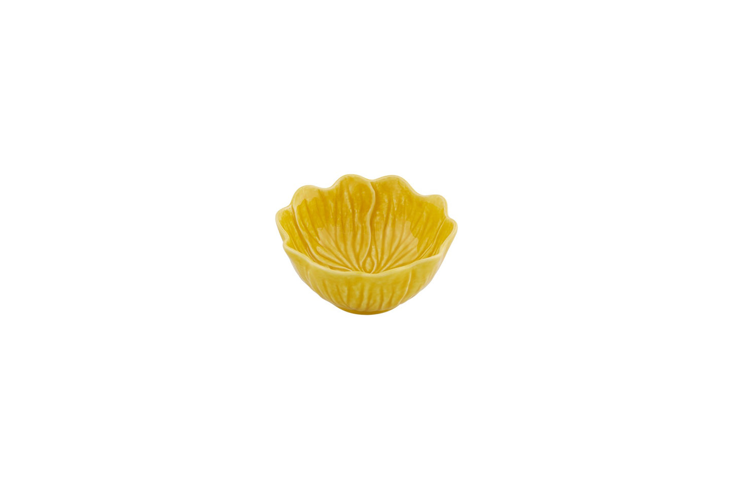 Bordallo Pinheiro Flora – Flora Small Bowls - Mixed S4 (Coral, Light Pink, Blue & Yellow)
