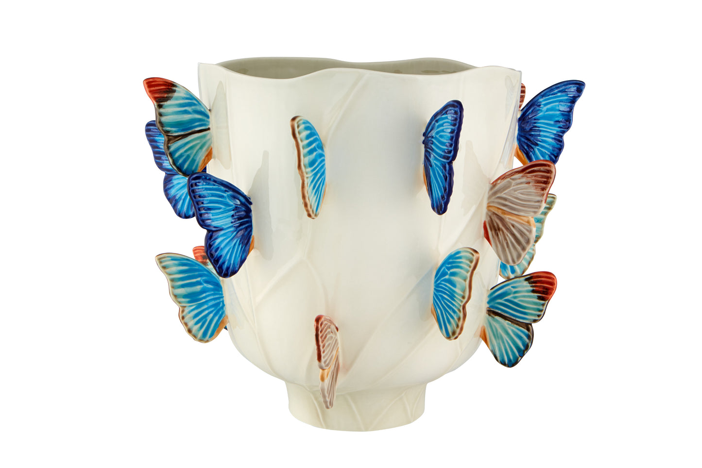 Bordallo Pinheiro Cloudy Butterflies By Cláudia Schiffer – XL Vase 40 cm/ 16"