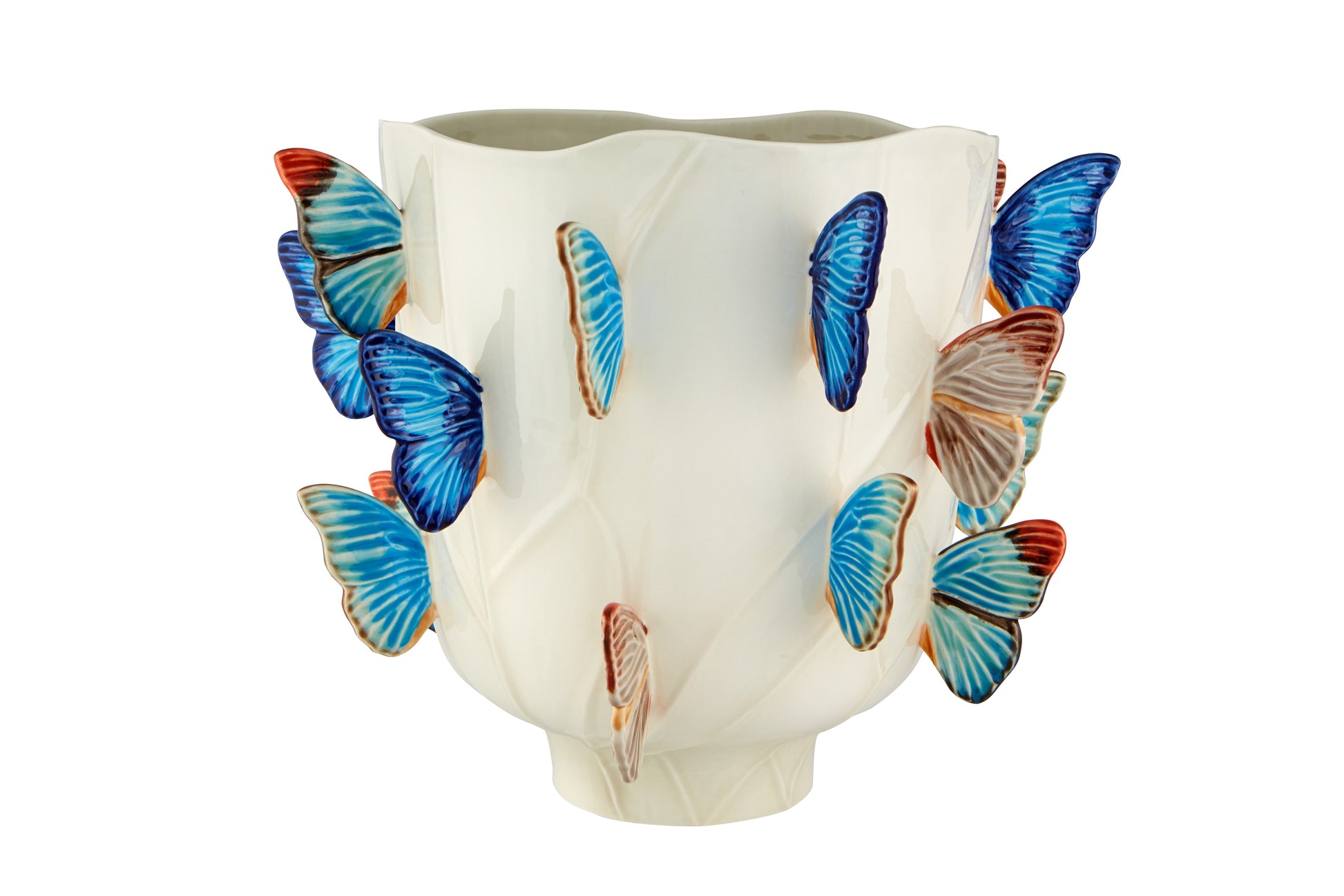 Bordallo Pinheiro Cloudy Butterflies By Cláudia Schiffer – XL Vase 40 cm/ 16"