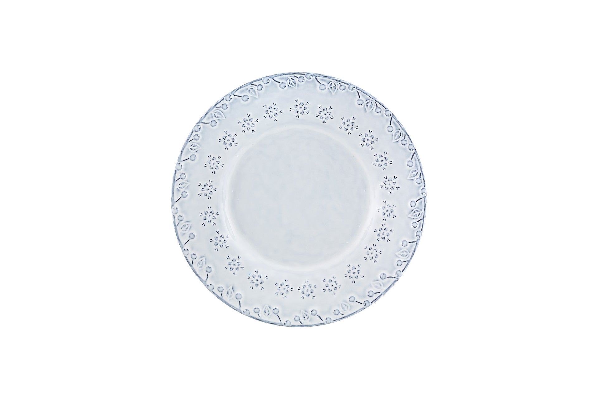 Bordallo Pinheiro Flora Antique White – Dessert Plate 23cm/ 9"