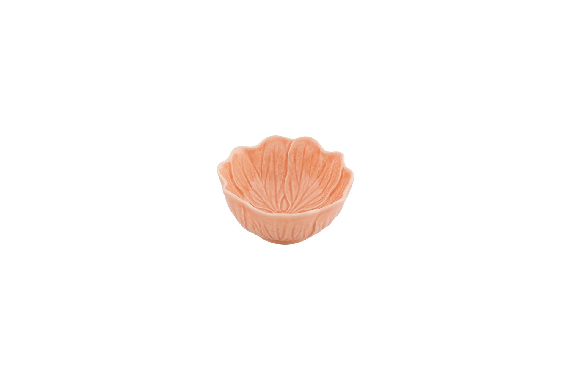 Bordallo Pinheiro Flora – Flora Small Bowls - Mixed S4 (Coral, Light Pink, Blue & Yellow)