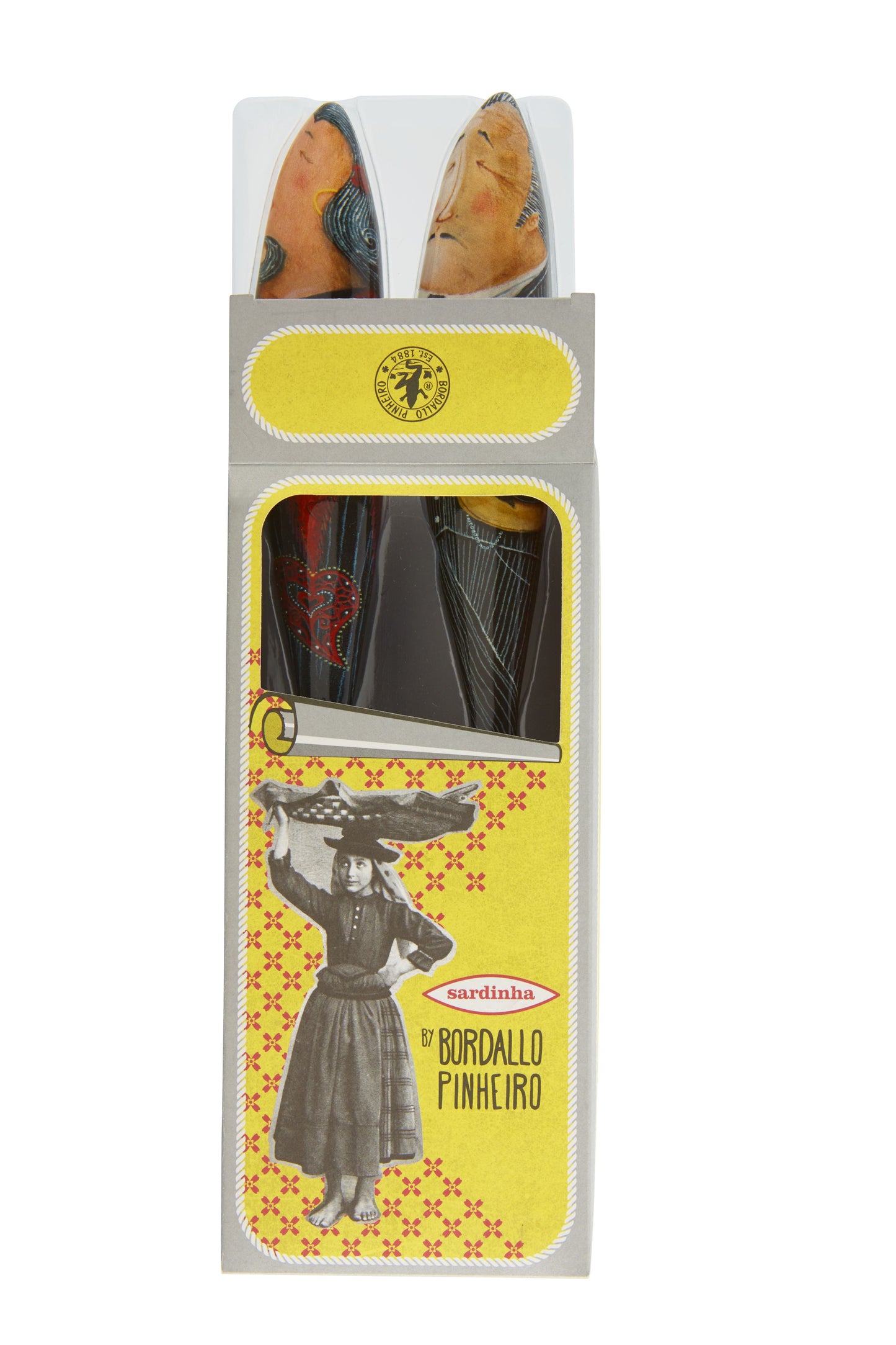 Bordallo Pinheiro Sardine – Pack 2 Sardines Fado