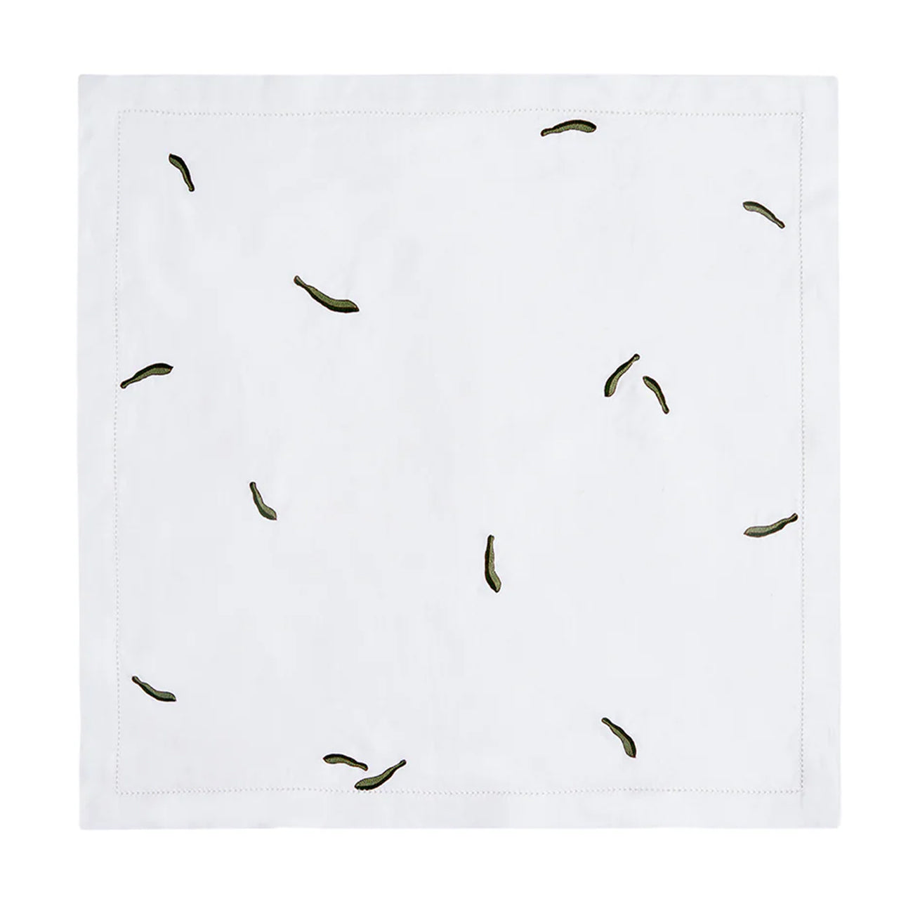 Hand Embroidered Vintage Floral Napkins 18" x 18" (Set of 4)