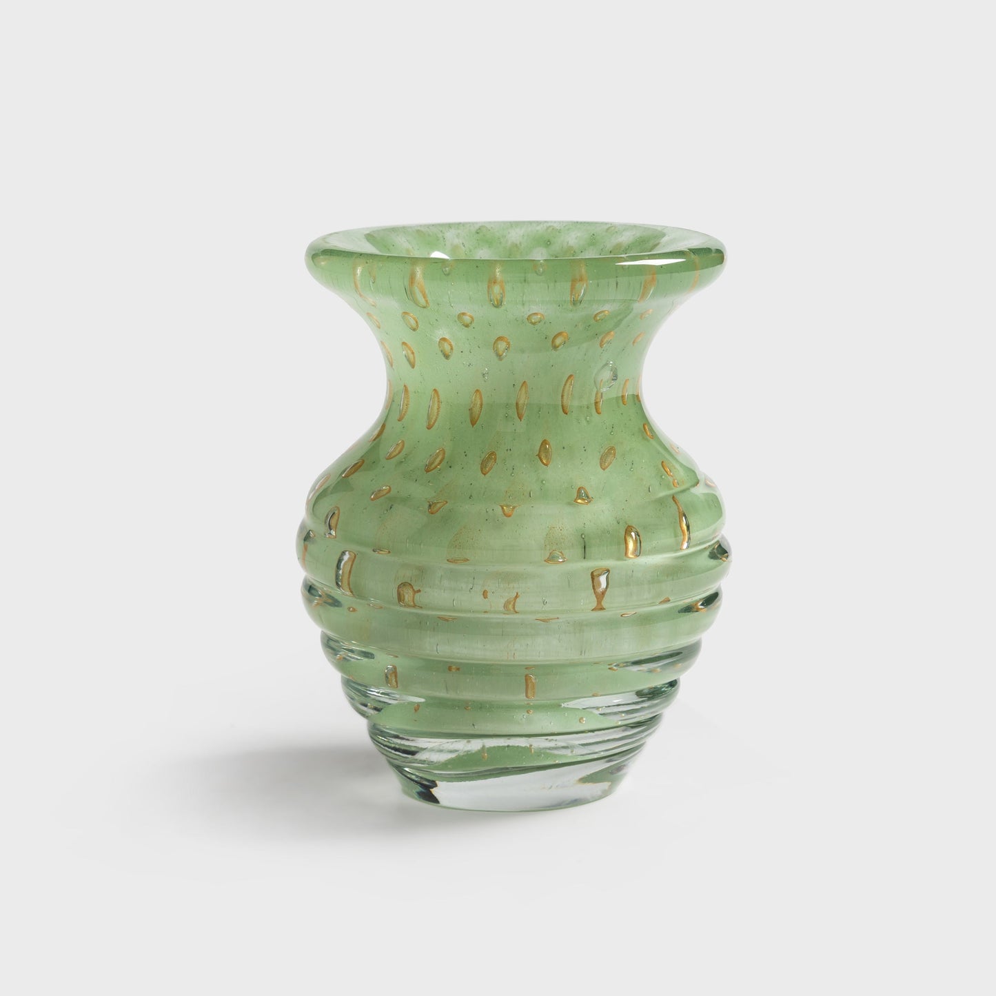 Glass Vase Cremona Green Celadon Small
