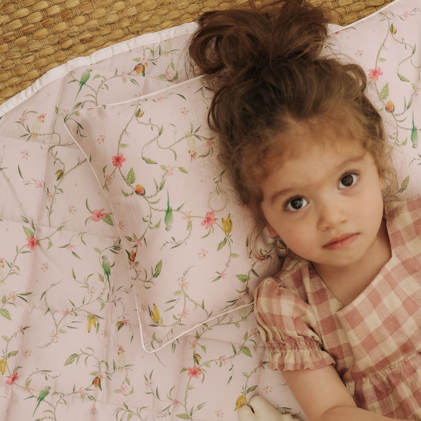 Dreaming of Paradise Toddler Pillow - Ivory