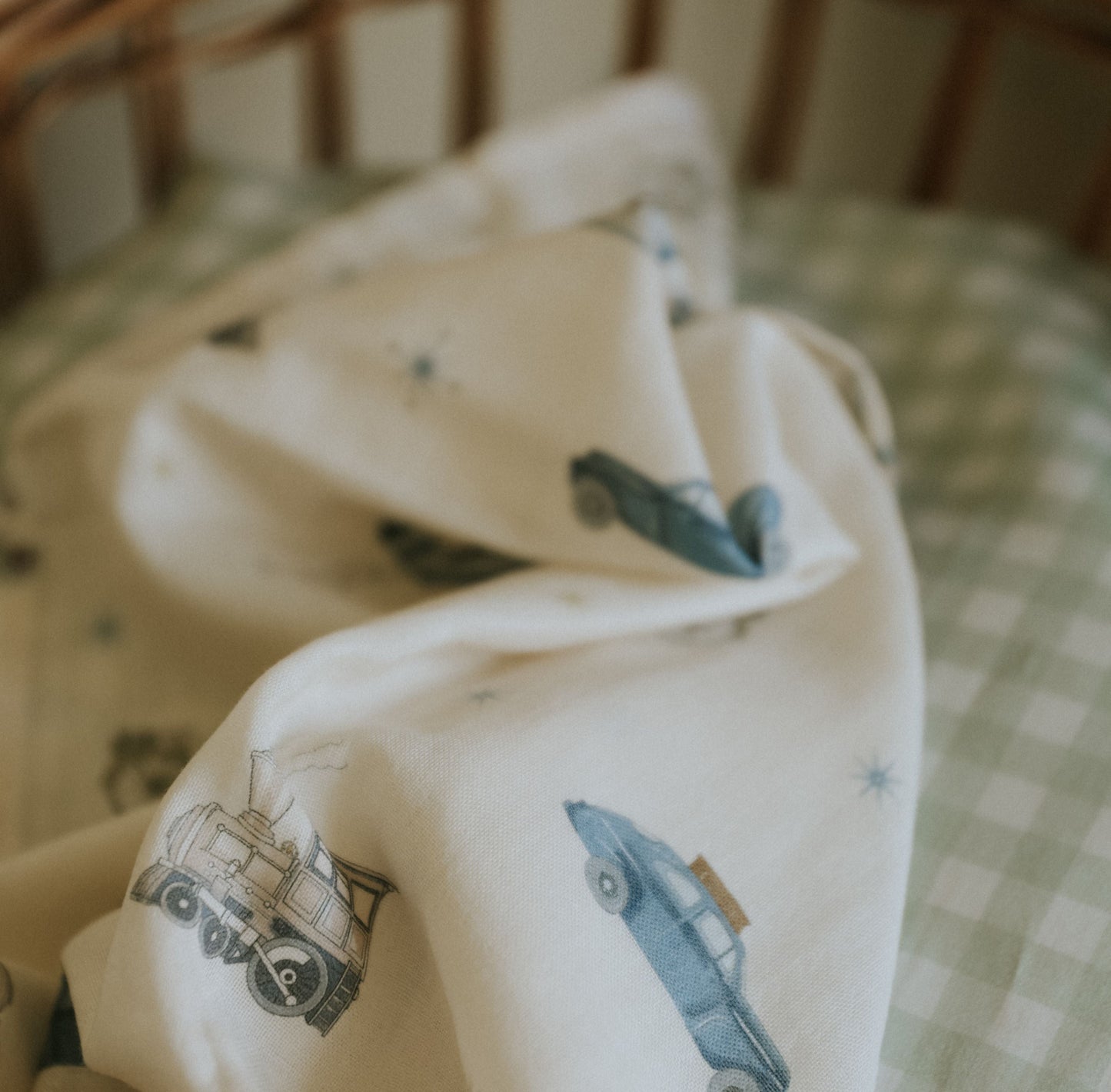 Transit Treasures Swaddle - Blue