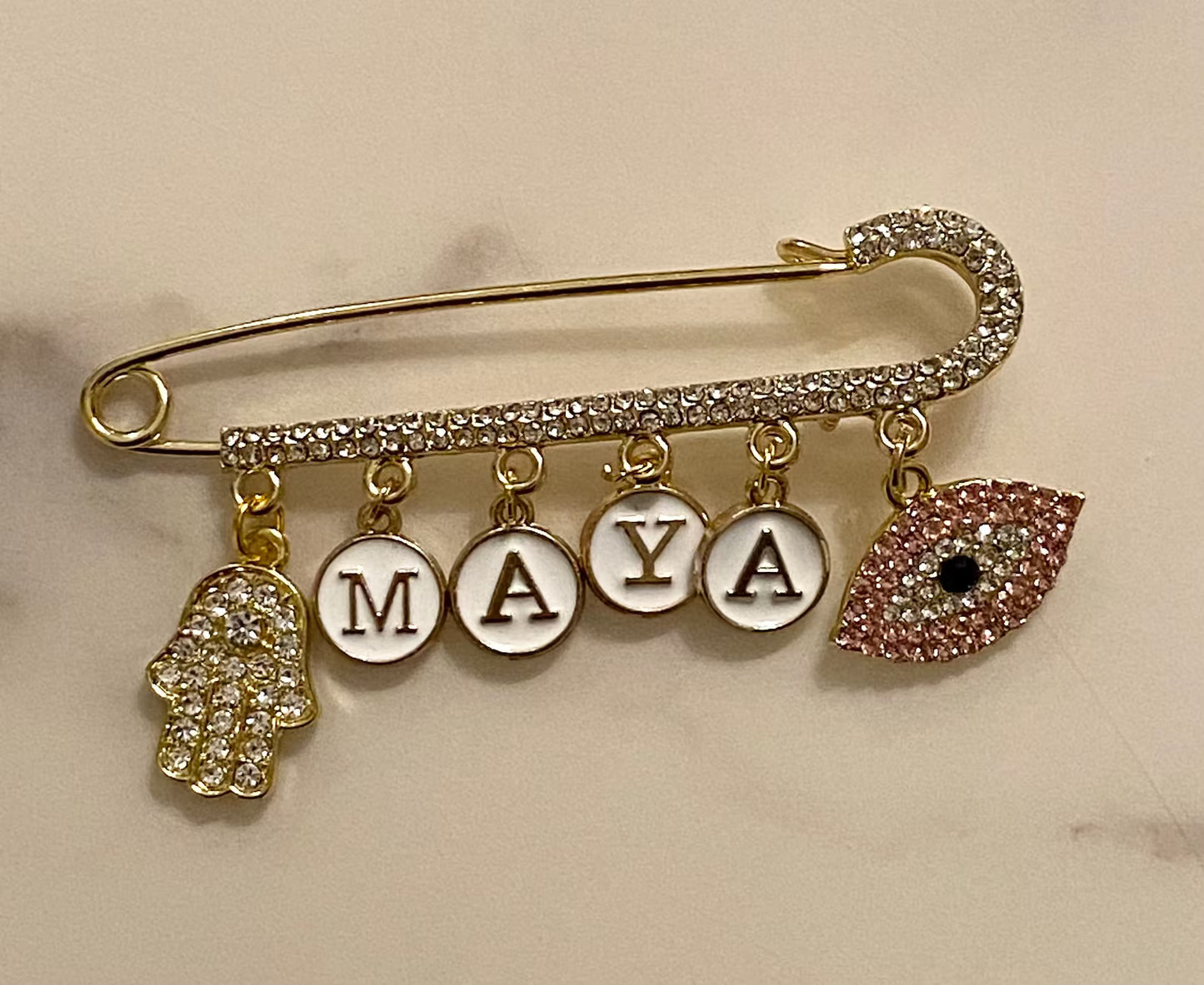 Custom Baby Pin for Goodluck (Boy)
