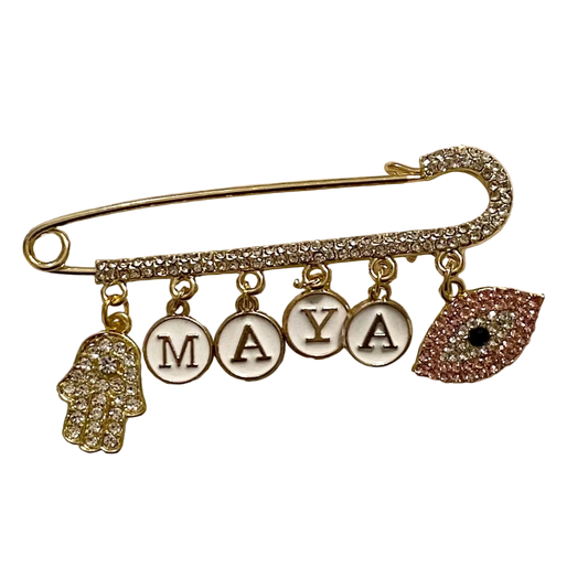 Custom Baby Pin for Goodluck (Girl)