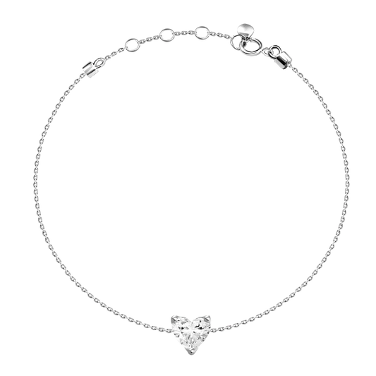 Diamond Heart Bracelet