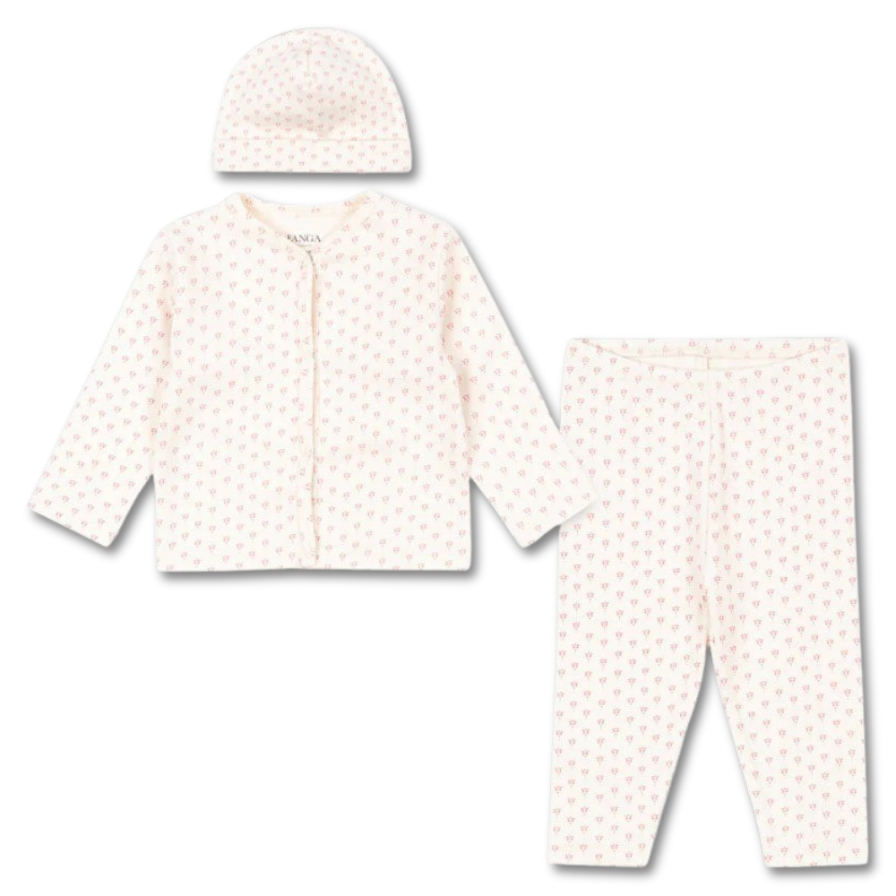 Bello Newborn Set in Punto Rosa