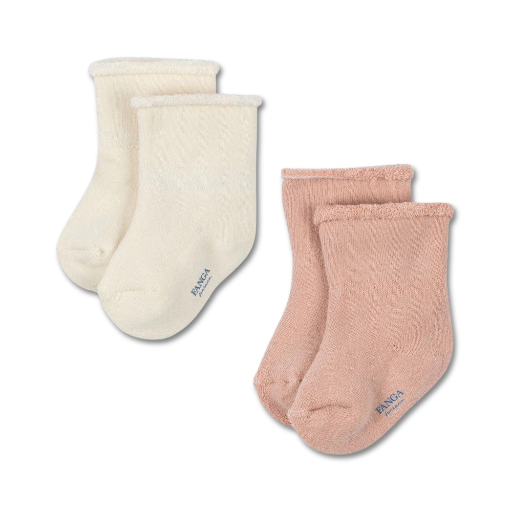 Vicino Terry Socks in Cameo Rose - 2 Pack