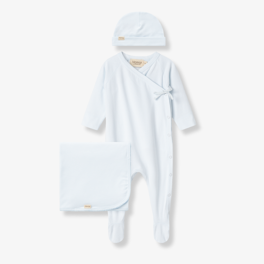 Layette Gift Set 3 PC - Light Blue