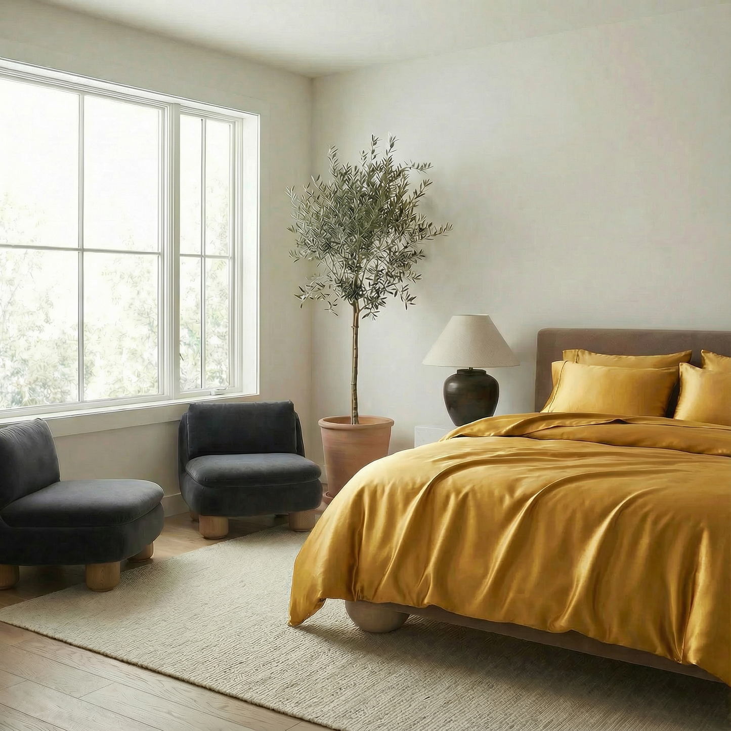 Luxe Bamboo Sheet Set- White