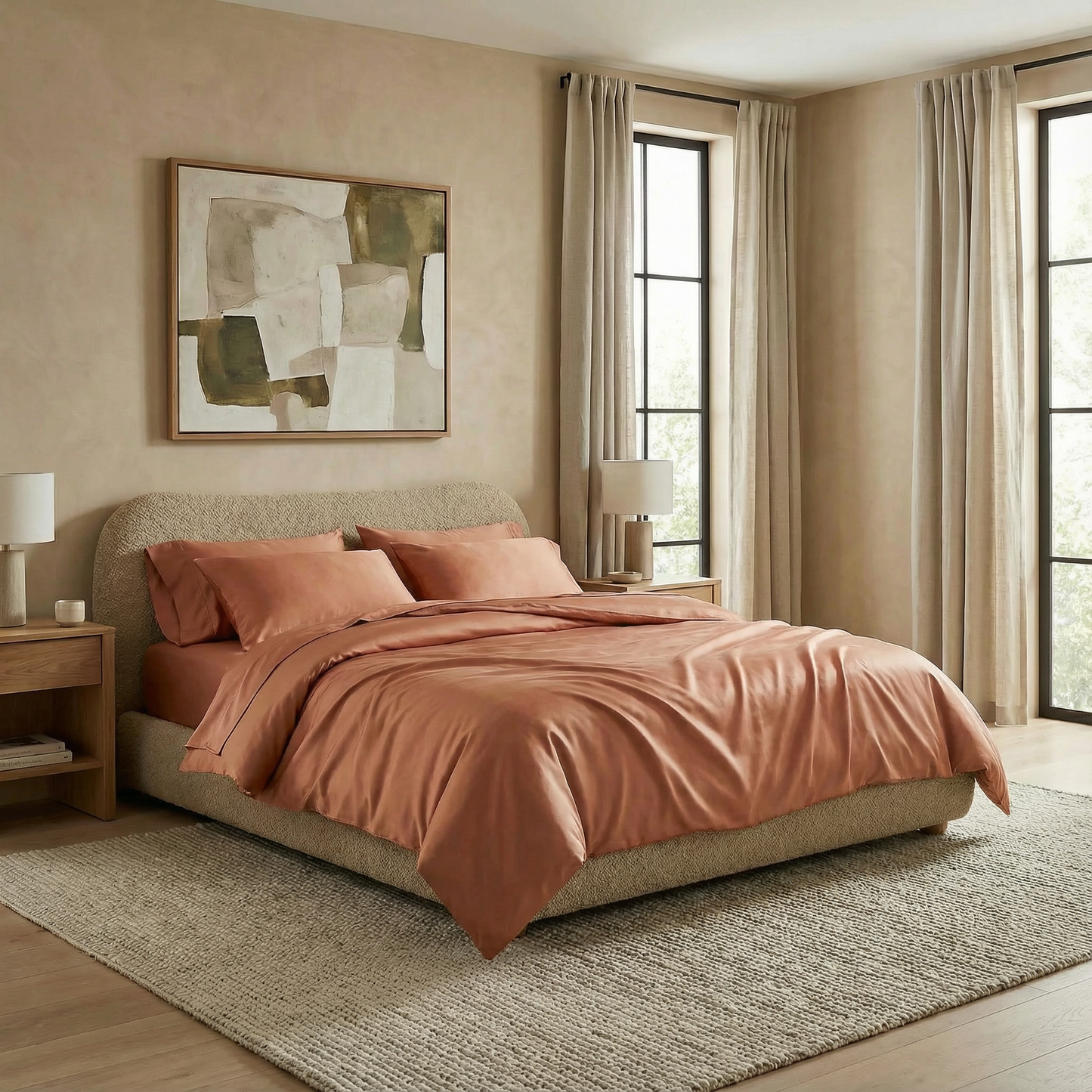 Luxe Bamboo Sheet Set- White