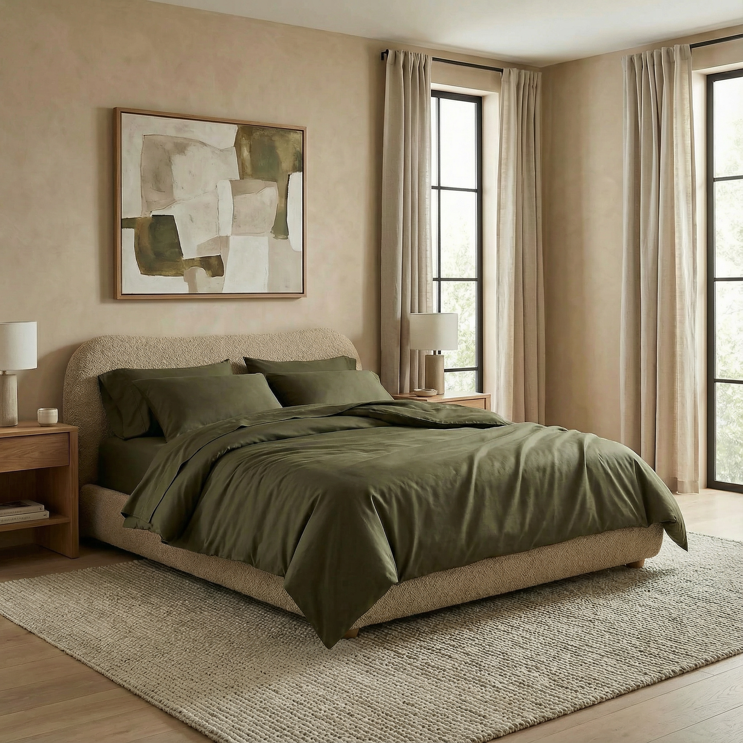 Luxe Bamboo Sheet Set- White