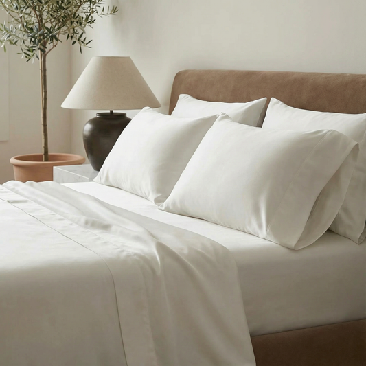 Luxe Bamboo Sheet Set- White