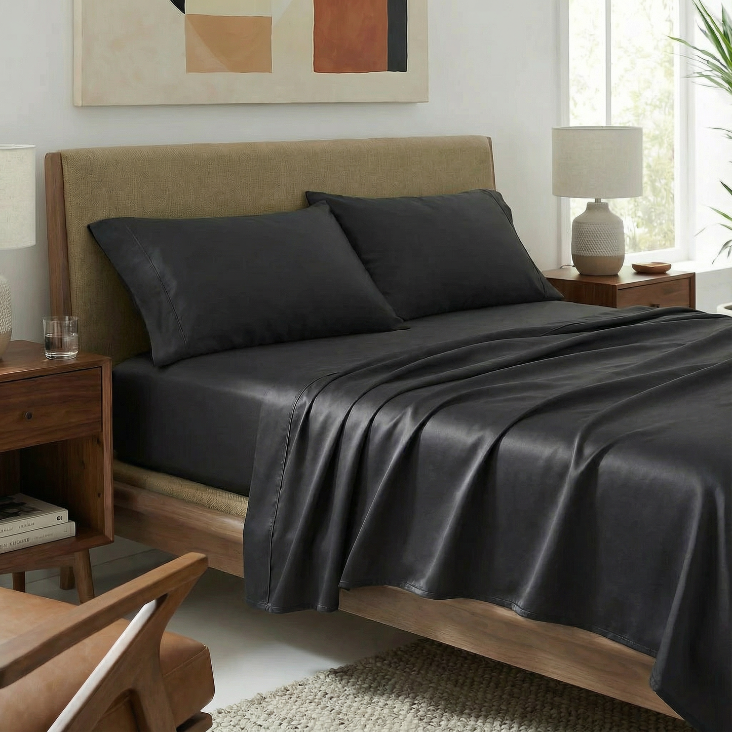 Luxe Bamboo Sheet Set- White