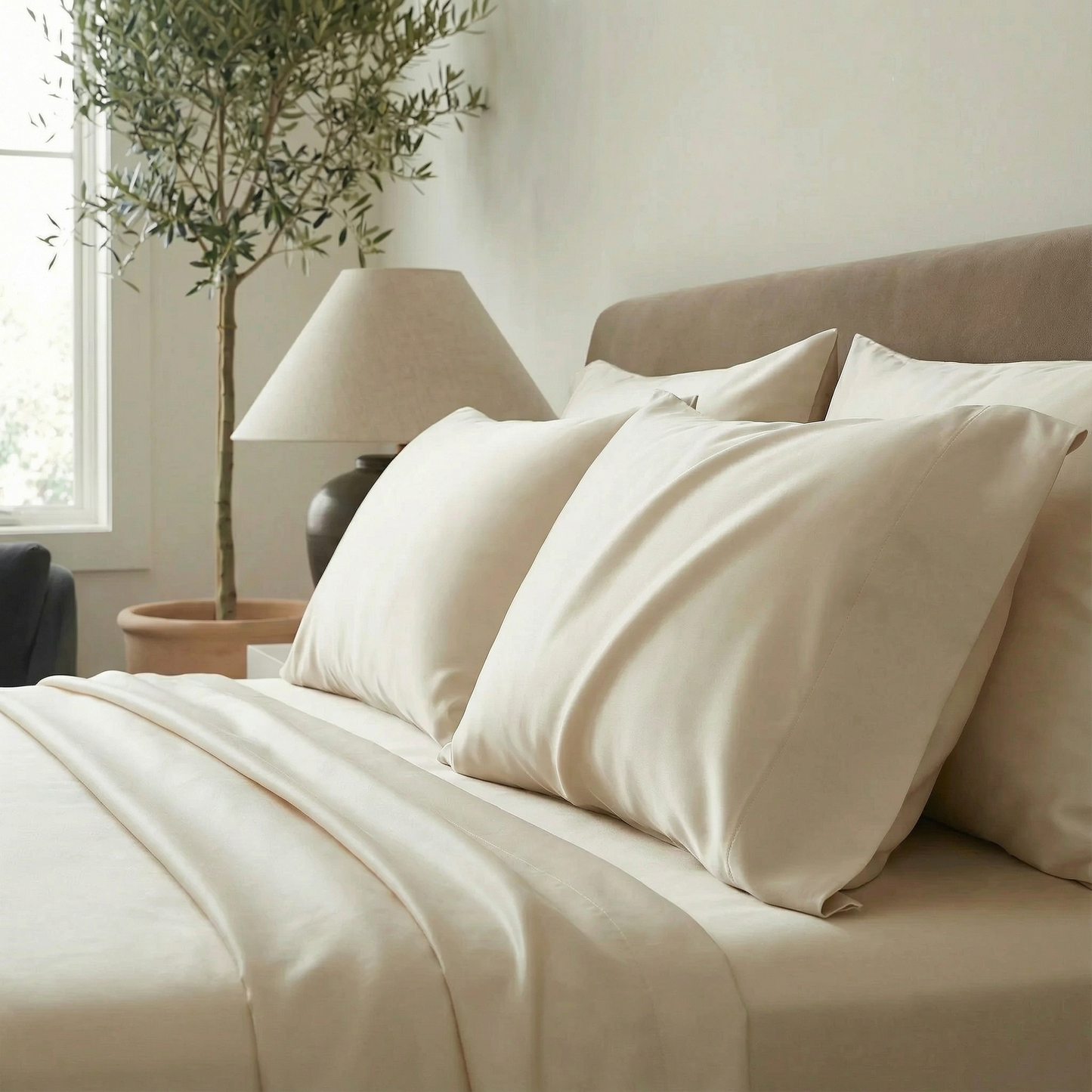 Luxe Bamboo Sheet Set- White