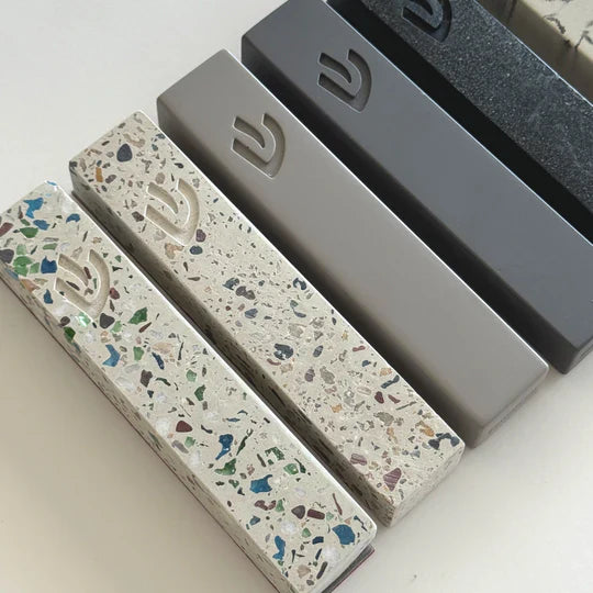 Contemporary Concrete with Clean Urban Lines - Street Mezuzah