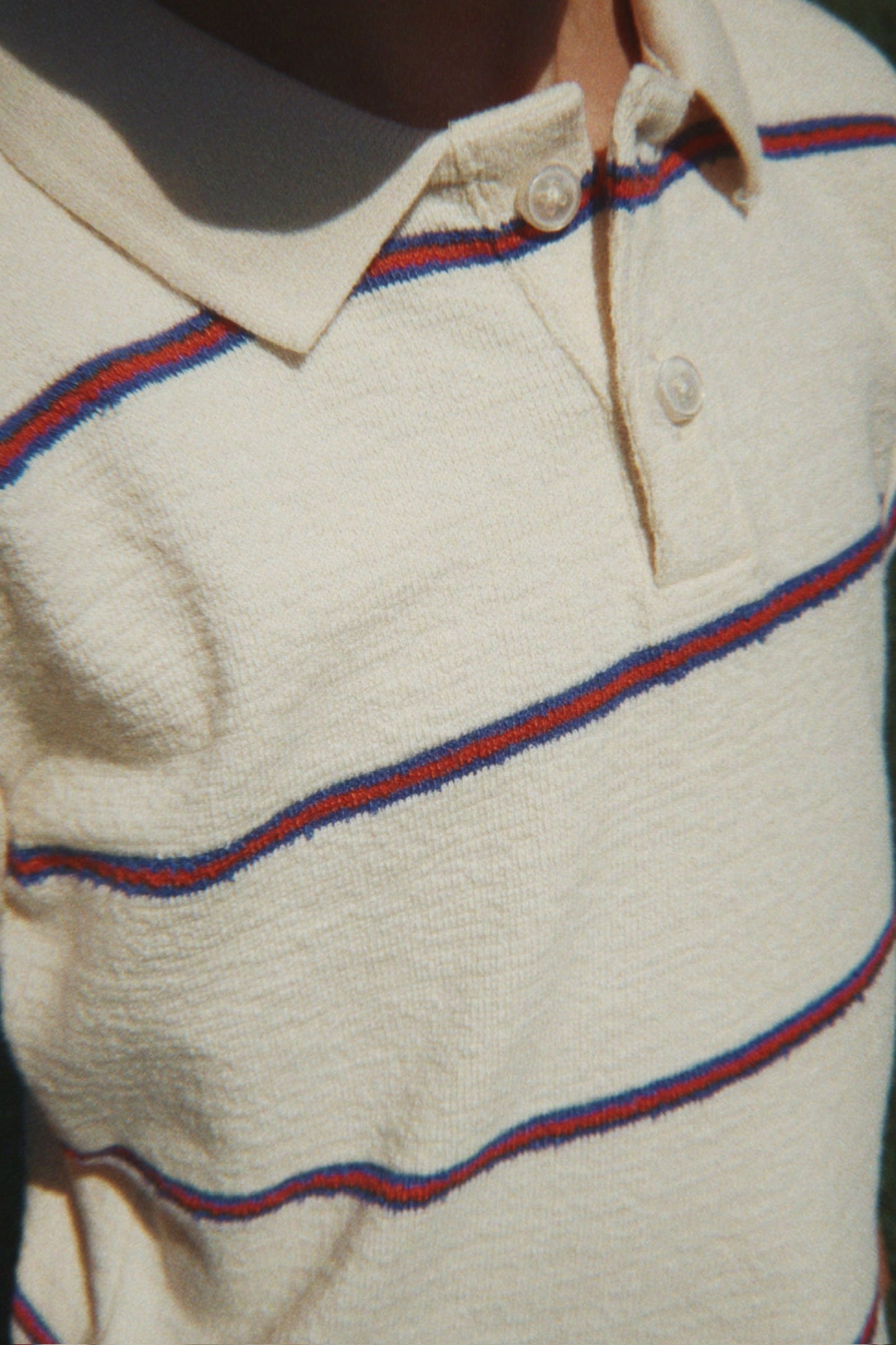 Trio Stripe Polo Set