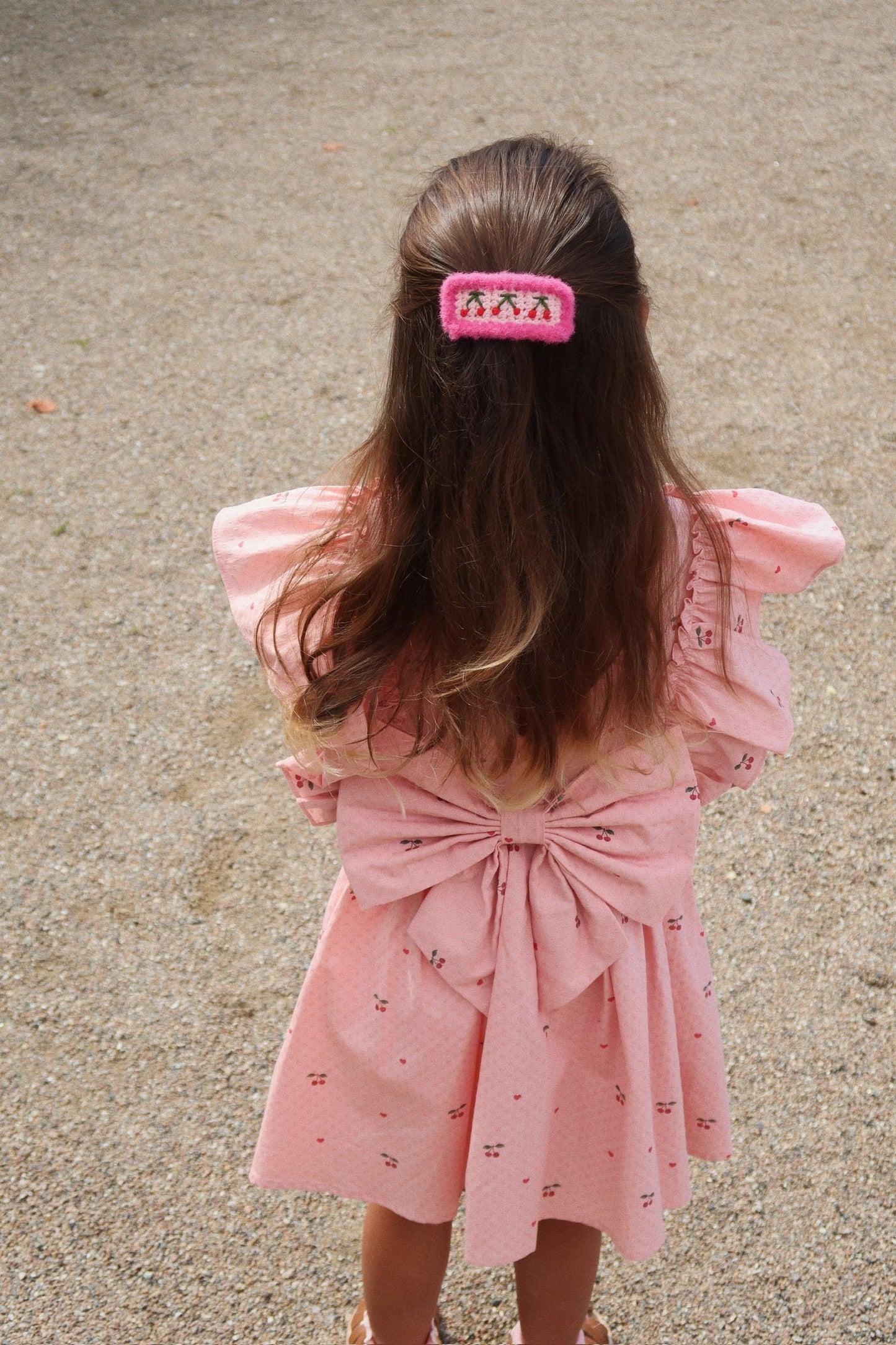 Evia Frill in Cherry Coeur