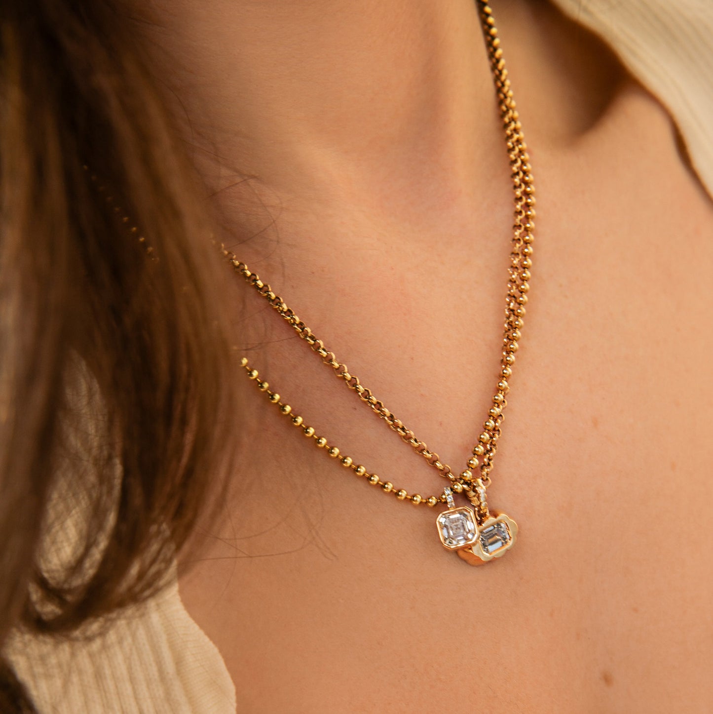Cloud Diamond Pendant