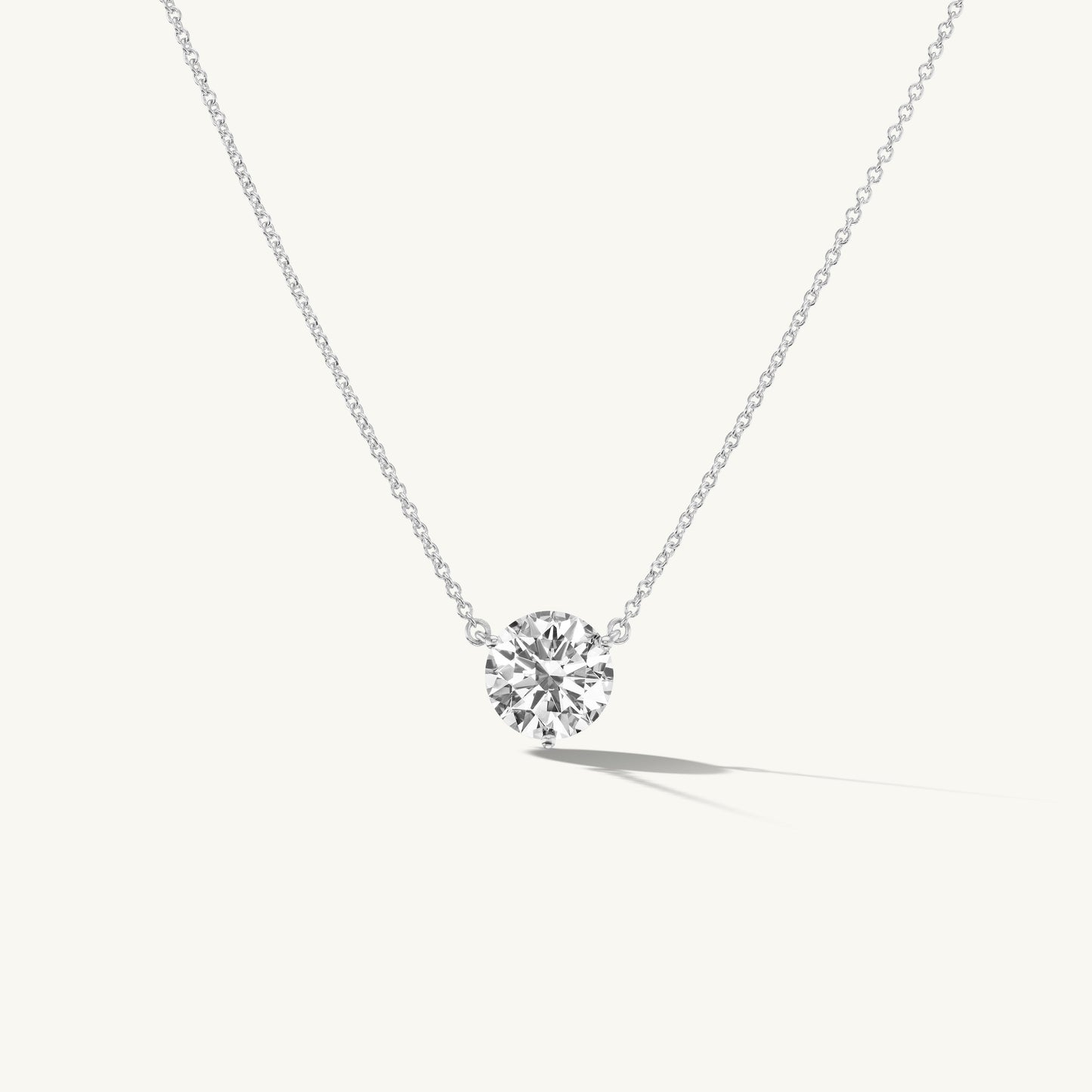 Fluted Diamond Necklace