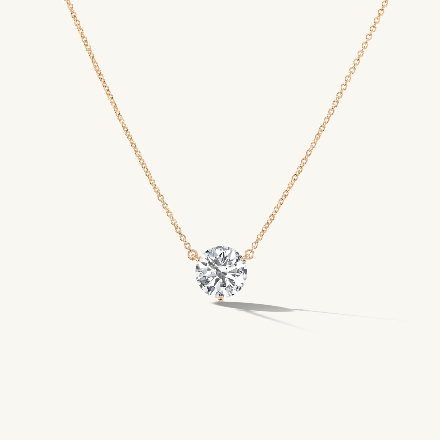 Fluted Diamond Necklace