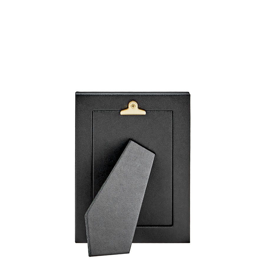 4" x 6" Studio Frame — Light Blue Pebble Grain Leather