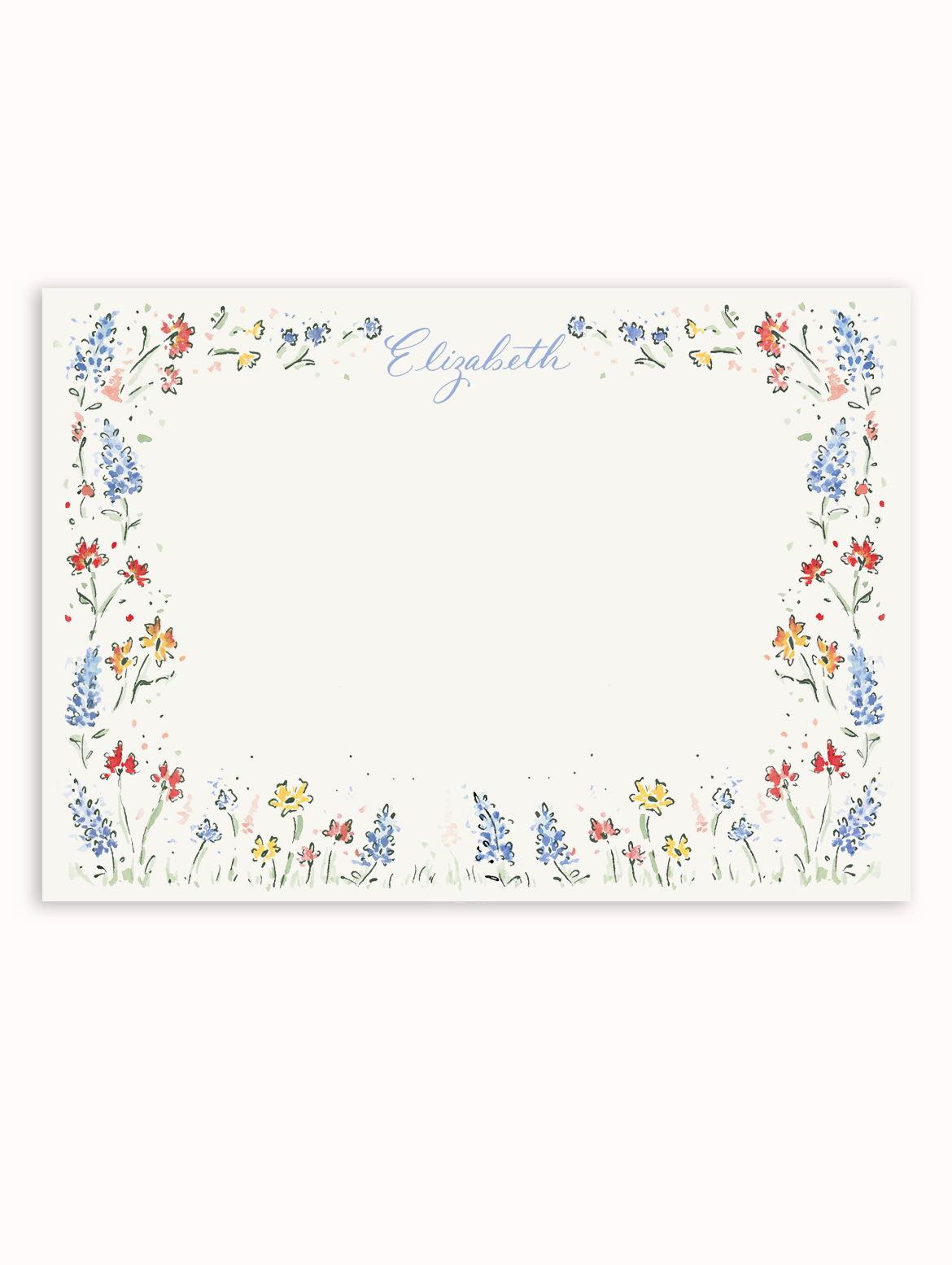 Stationery & Notepad Gifting Set- Embroidered Cocoa