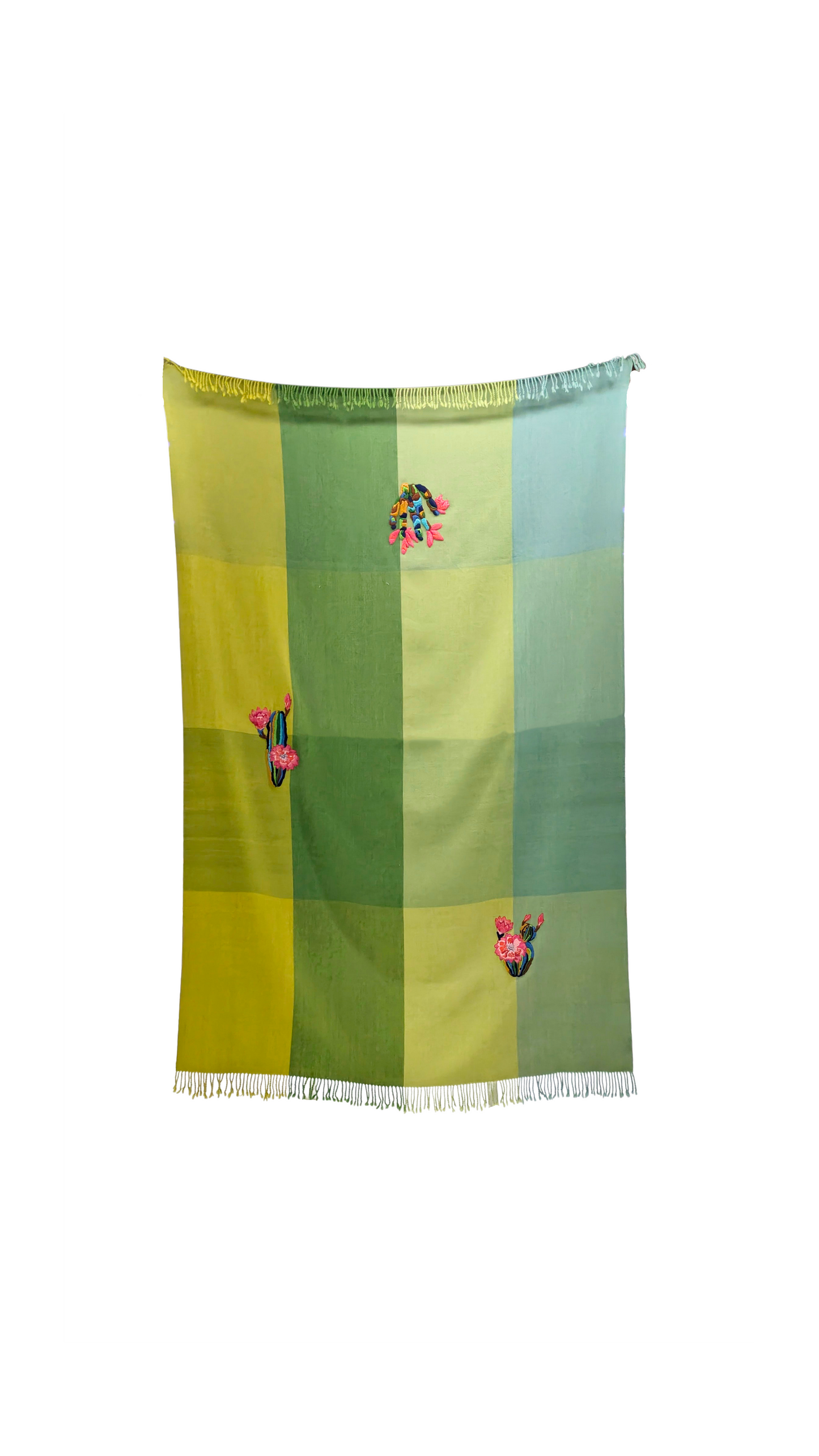 Handwoven Merino Wool Throw 48 × 76 In