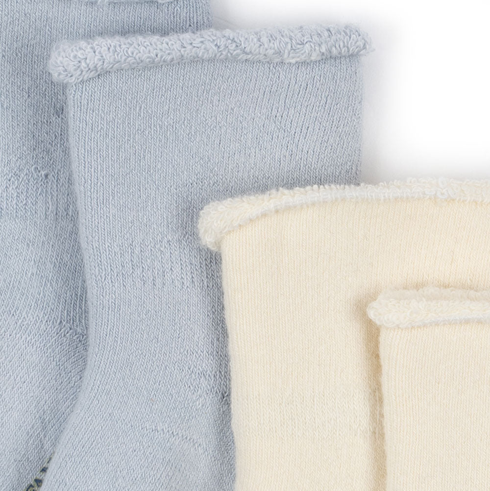Vicino Terry Socks in Gray Dawn - 2 Pack