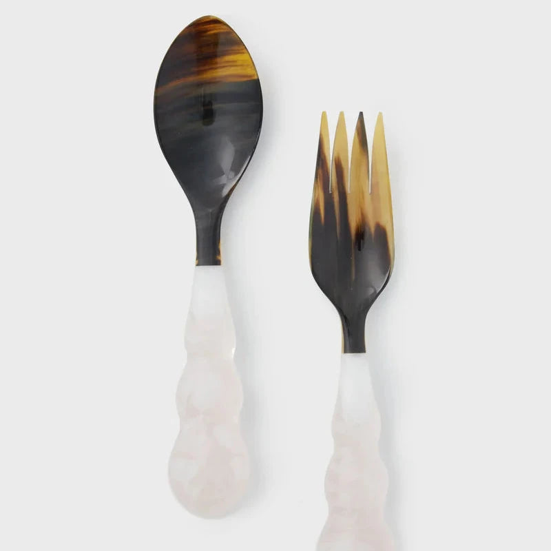 White Mardi Gras Servers